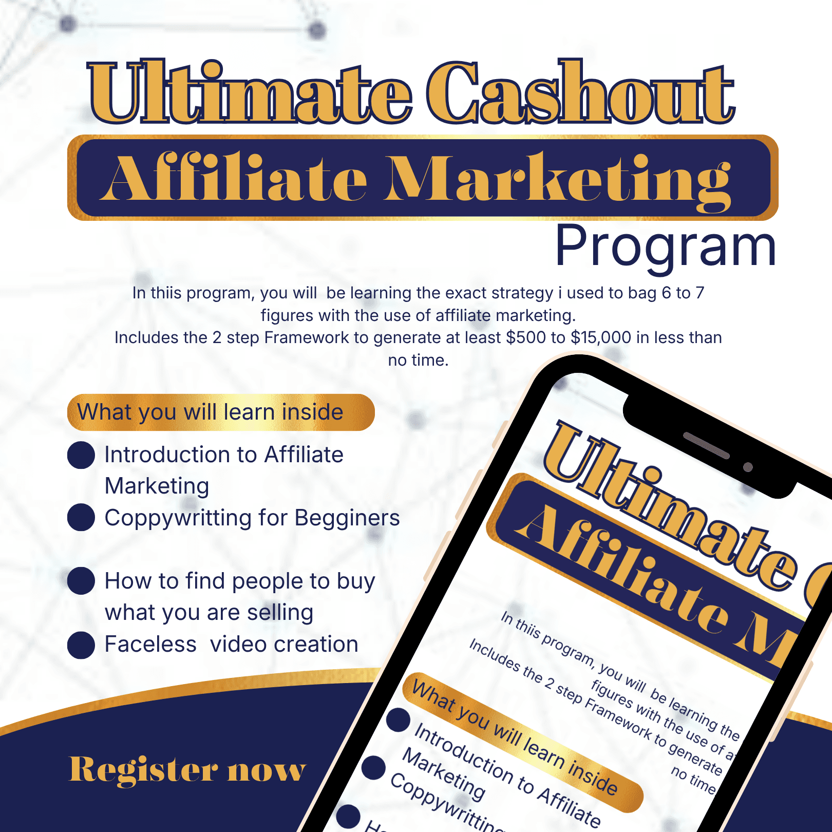 Ultimate Cashout Affiliate Marketing program 