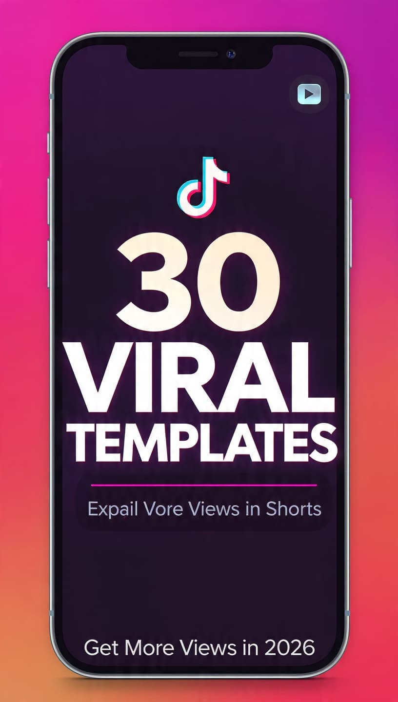 `30 Viral Reels & TikTok Templates + 100 Hook Scripts | Canva Kit for 2026`