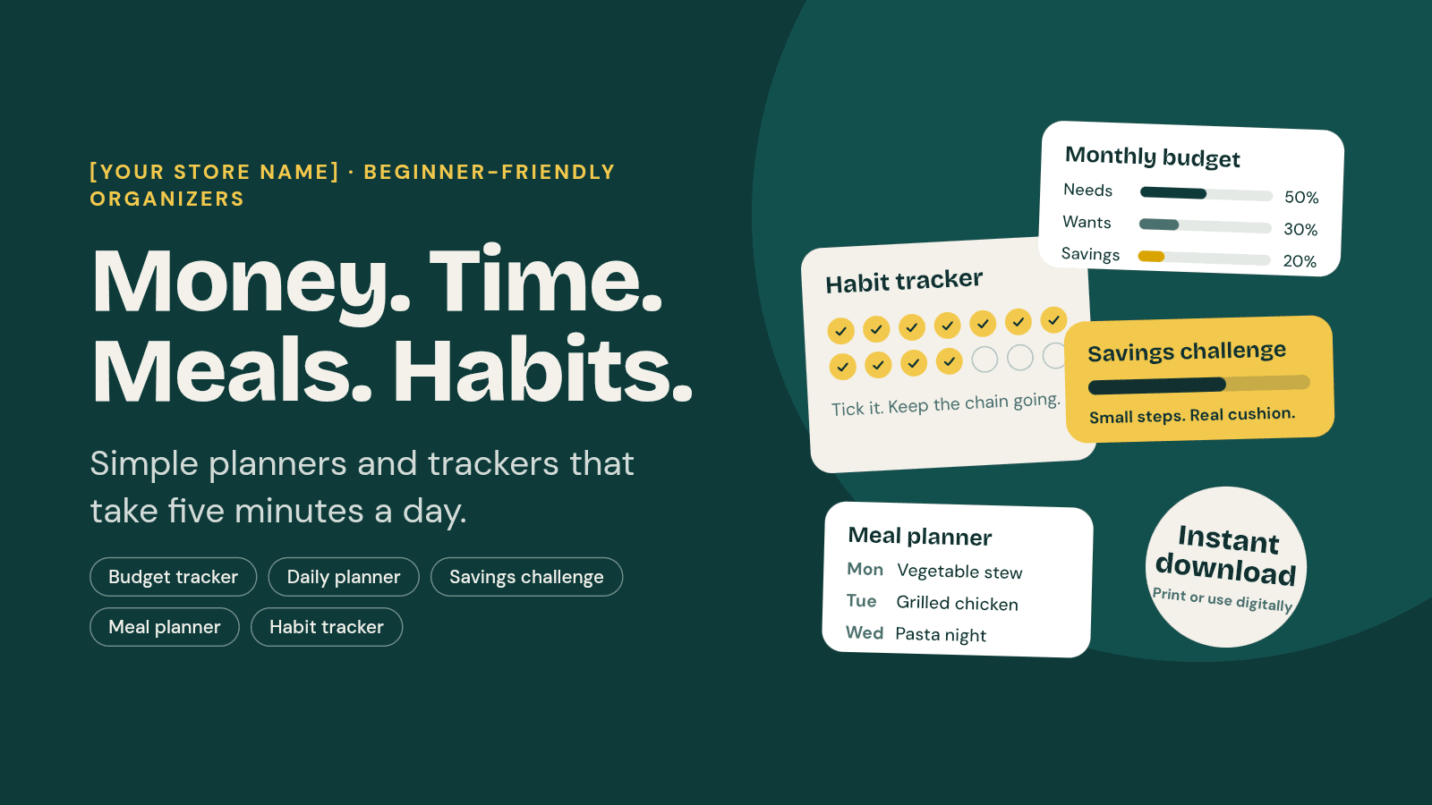 THE BEGINNER'S MONEY AND LIFE ORGANIZER GUIDE