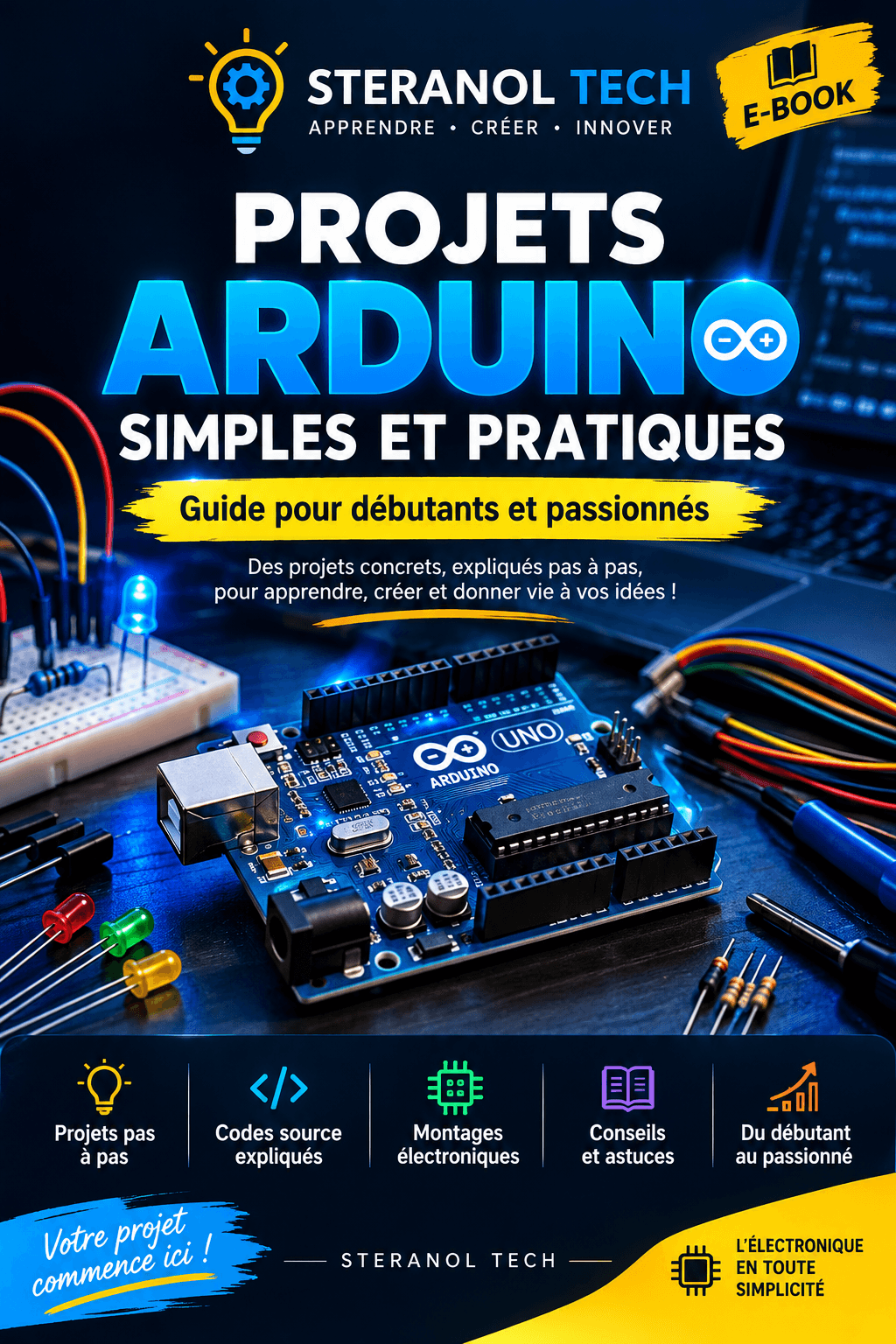 Guide pratique Arduino débutant et intermédiaire Steranol Tech