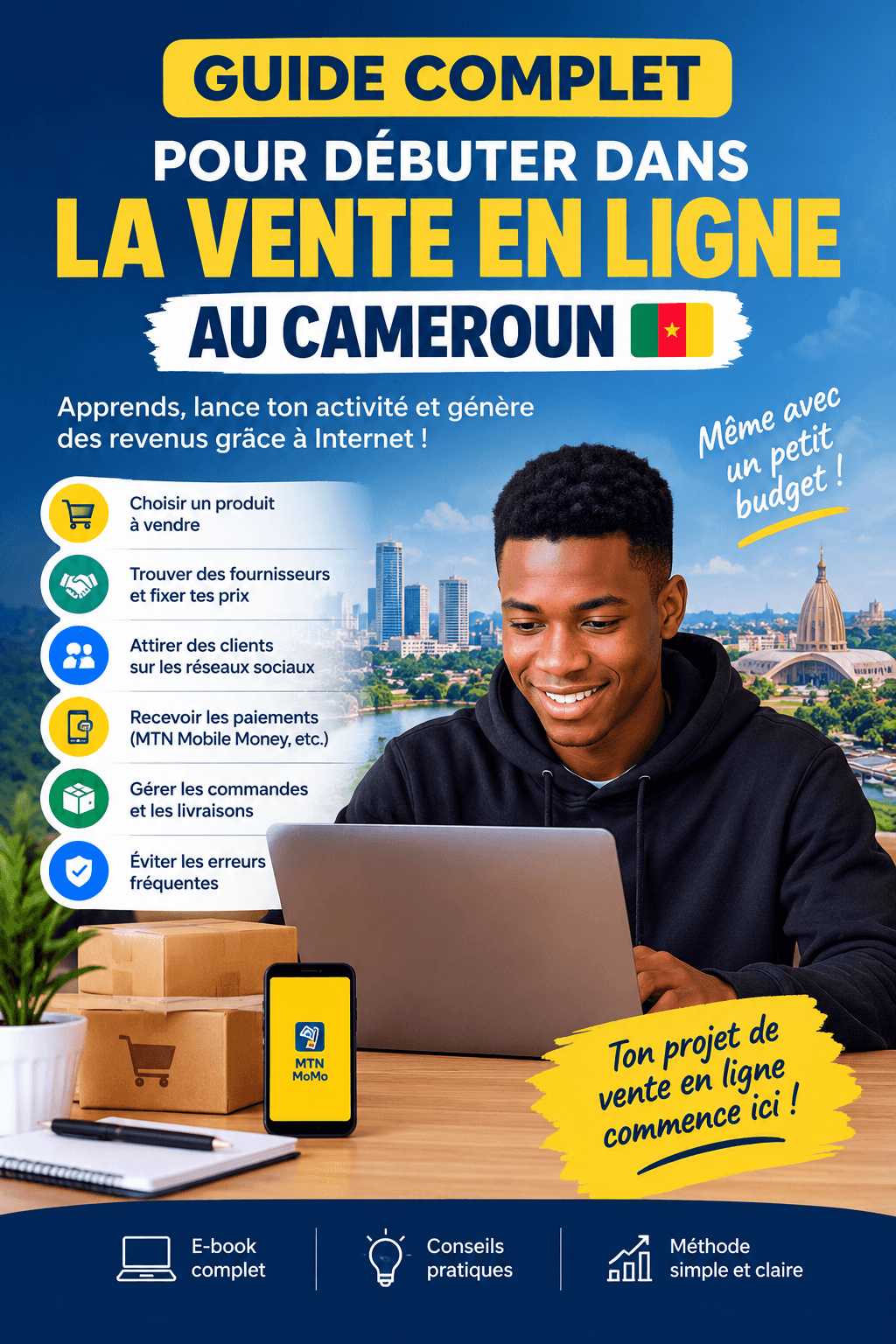 Guide complet pour débuter dans la vente en ligne au Cameroun